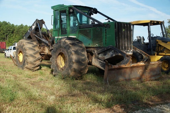 2009 JOHN DEERE 848H GRAPPLE SKIDDER