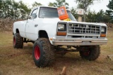 1984 DODGE POWER RAM 4 WHEEL DRIVE MUD TRUCK