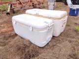 (2) LARGE COOLERS