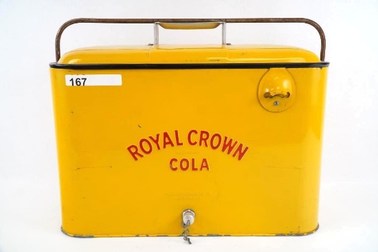 ROYAL CROWN COLA GALVANIZED COOLER
