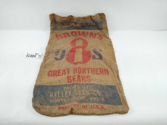 BROWN'S 985 BEAN BURLAP SACK