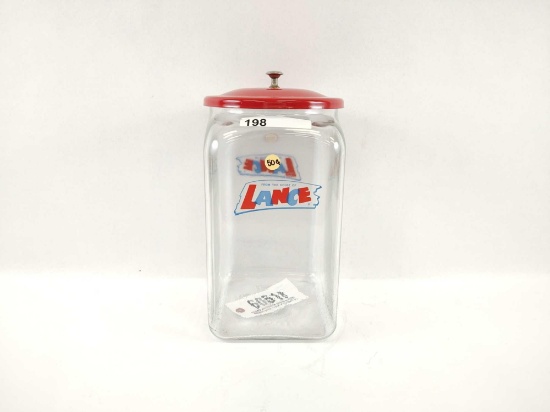 13X8 ANTIQUE LANCE COOKIE JAR