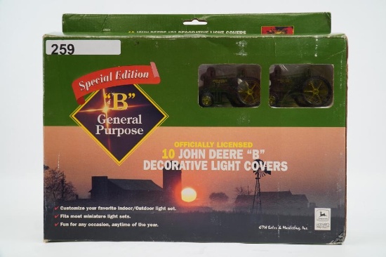 (10) JOHN DEERE " B " DECORATIVE LIGHT COVERS