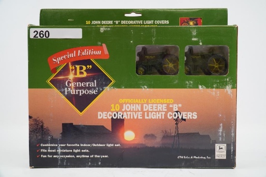 (10) JOHN DEERE " B " DECORATIVE LIGHT COVERS