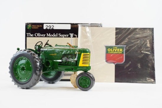 OLIVER SUPER 77 TOY TRACTOR, TRICYCLE,