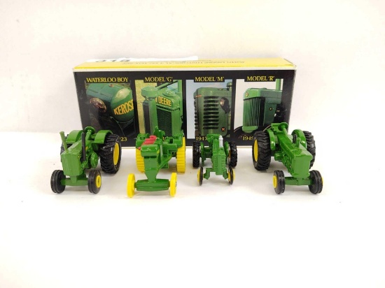 JOHN DEERE HISTORICAL 4 PC. TOY SET
