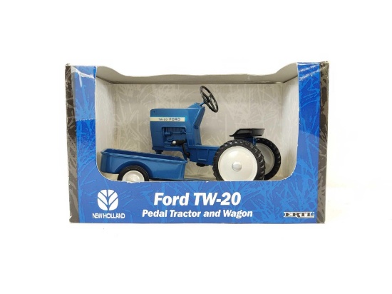 FORD TW-20 TOY PEDAL TRACTOR & WAGON