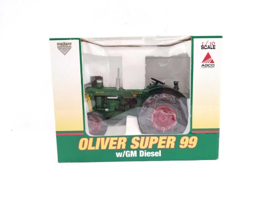 OLIVER SUPER 99 TOY TRACTOR W/