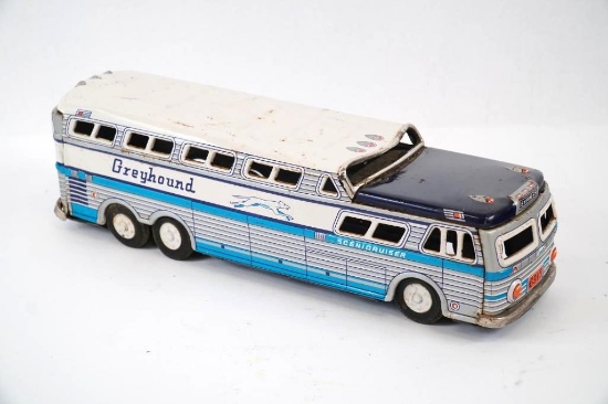 GREYHOUND SCENICRUISER TOY BUS **NO BOX**