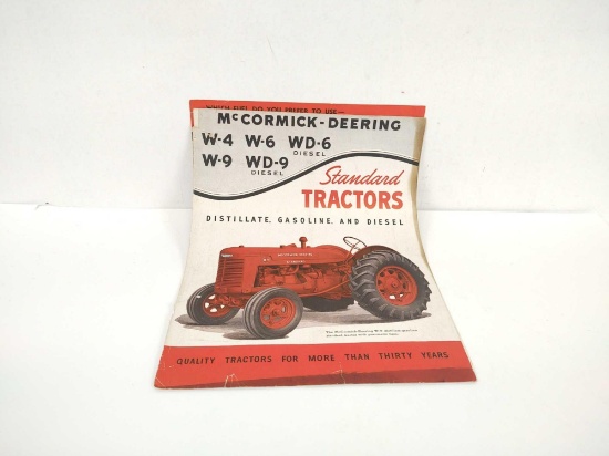 McCORMICK - DEERING STANDARD TRACTOR LITERATURE