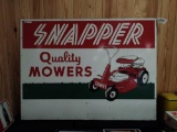 SNAPPER QUALITY MOWERS STORE SIGN