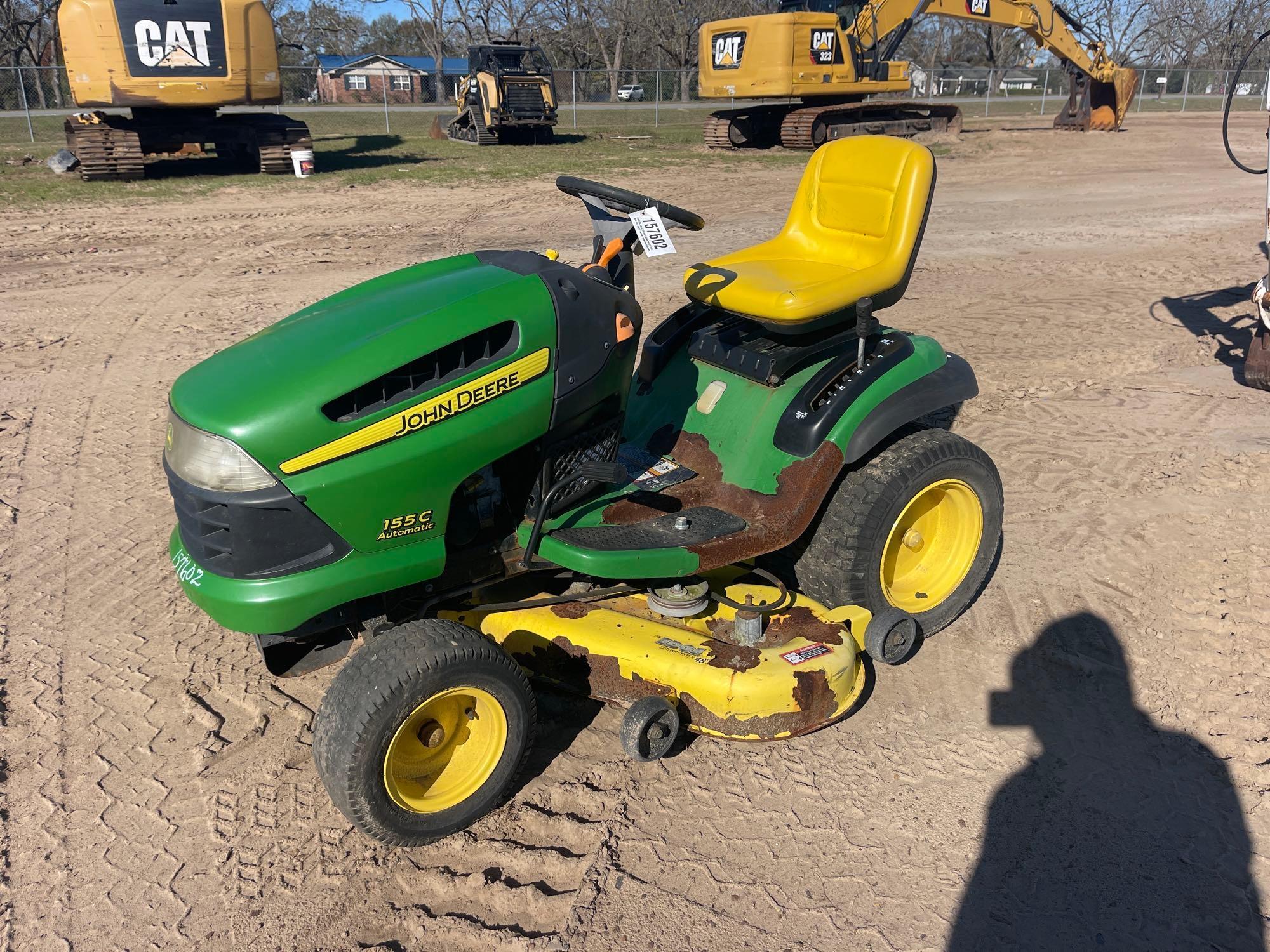 JOHN DEERE 155C AUTOMATIC RIDING MOWER Proxibid