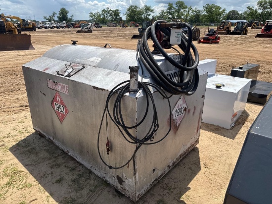 DSL FUEL TANK W/ ELEC PUMP HOSE & NOZZLE