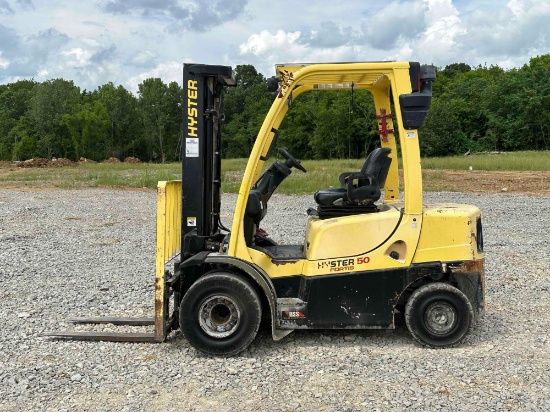 2013 HYSTER H50FT STRAIGHT MAST FORKLIFT