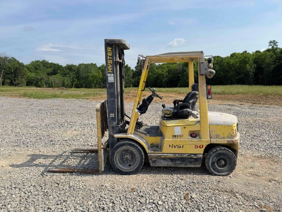 2004 HYSTER H50XM STRAIGHT MAST FORKLIFT