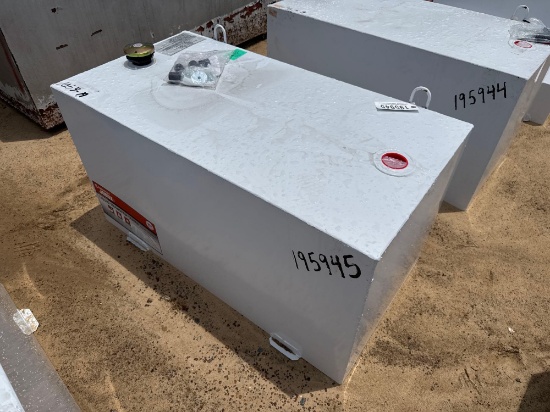 UNUSED JOBOX 100 GALLON STEEL LIQUID TRANSFER TANK
