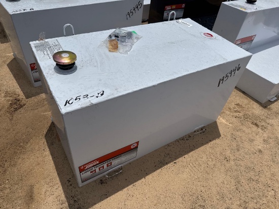 UNUSED JOBOX 100 GALLON STEEL LIQUID TRANSFER TANK