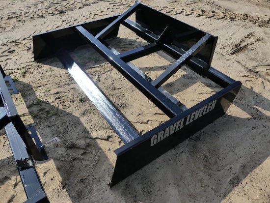 UNUSED X-STAR SKID STEER QUICK ATTACH GRAVEL LEVEL