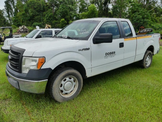 (INOP) 2014 FORD F-150XL EXT CAB TRUCK