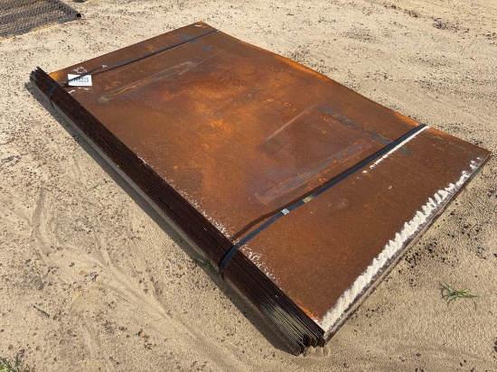 (APPROX. 25) 46" X 82" 12 GAUGE SHEET METAL