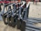 UNUSED KIVEL SKID STEER PALLET FORKS