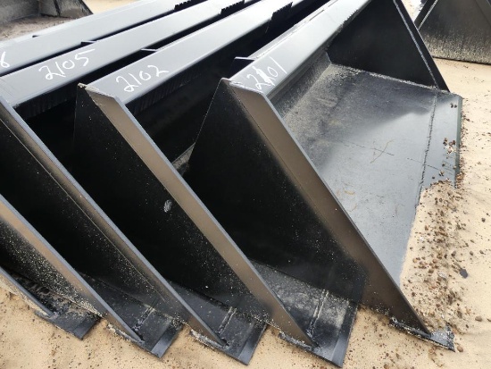 UNUSED SWICT SKID STEER QUICK ATTACH 66" BUCKET