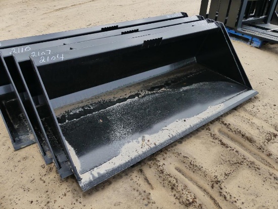 UNUSED SWICT SKID STEER QUICK ATTACH 66" BUCKET