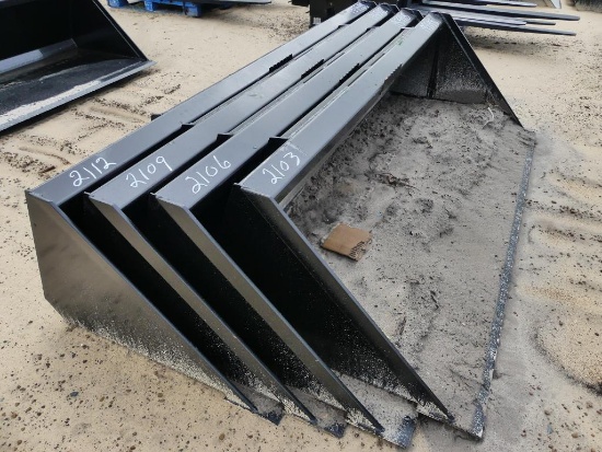UNUSED SWICT SKID STEER QUICK ATTACH 72" BUCKET
