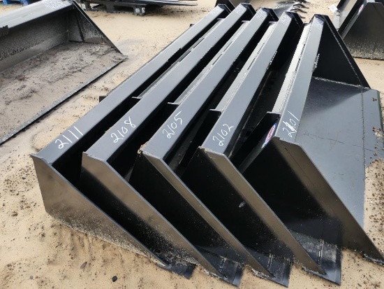 UNUSED SWICT SKID STEER QUICK ATTACH 78" BUCKET