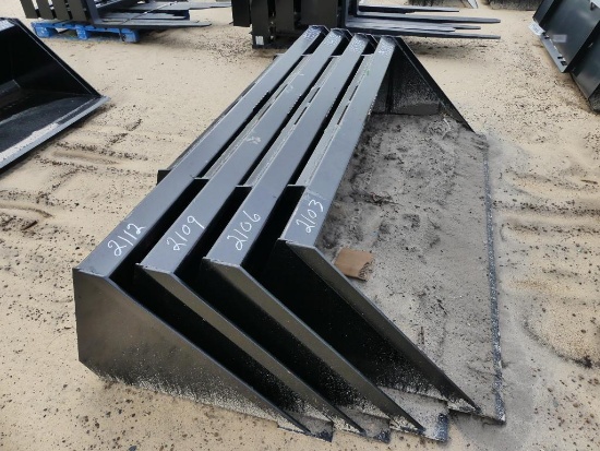UNUSED SWICT SKID STEER QUICK ATTACH 78" BUCKET