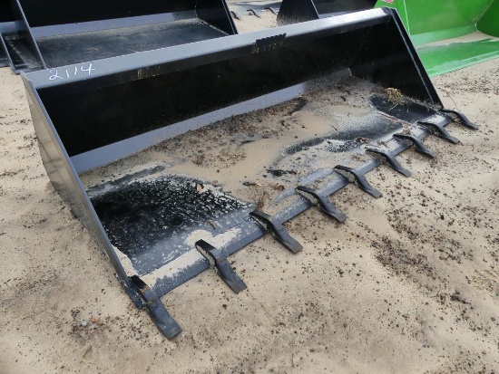 UNUSED SWICT SKID STEER QUICK ATTACH 78" BUCKET
