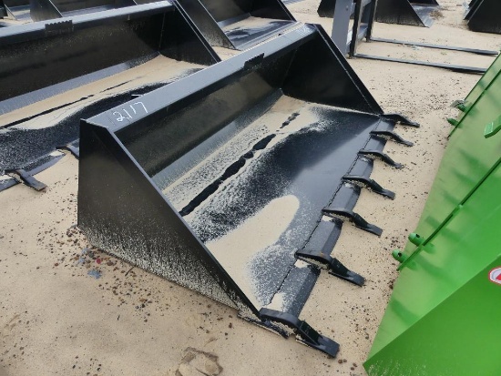 UNUSED SWICT 66" SKID STEER QUICK ATTACH BUCKET