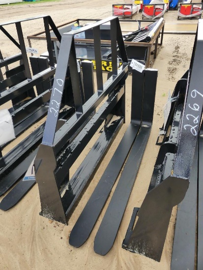 UNUSED AGT QUICK ATTACH MAST W/ 48" FORKS