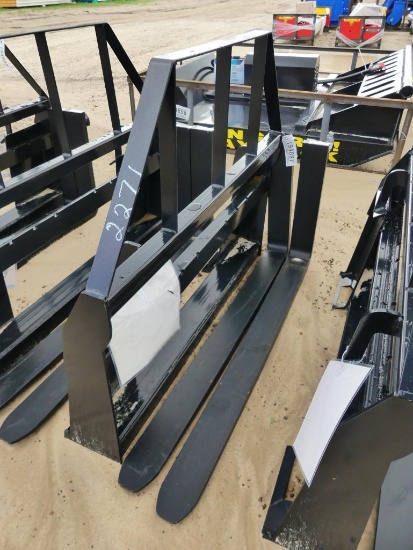 UNUSED AGT QUICK ATTACH MAST W/ 48" FORKS