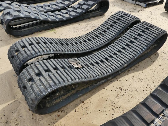 PAIR OF 18" RUBBER TRACKS