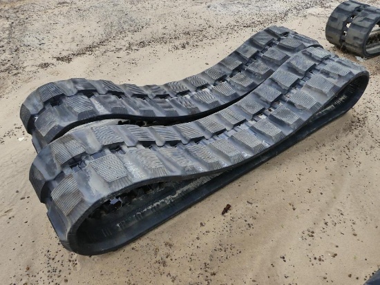 PAIR OF 18" RUBBER TRACKS