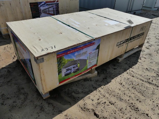 UNUSED HURRICANE 20' X 30' ALL STEEL CARPORT