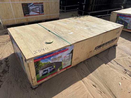 UNUSED HURRICANE 20' X 30' ALL STEEL CARPORT