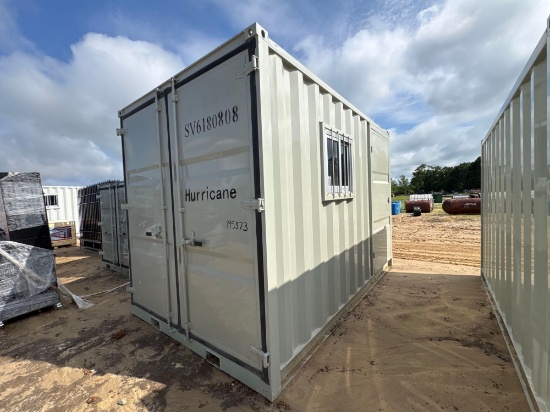 UNUSED HURRICANE 7' X 12' CONTAINER
