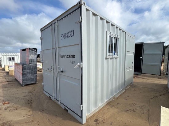 UNUSED HURRICANE 7' X 12' CONTAINER