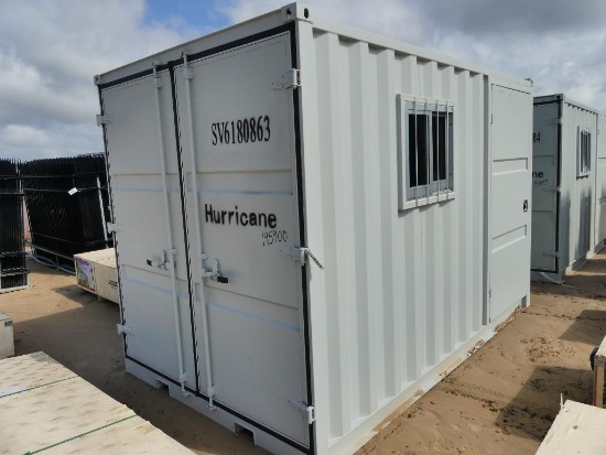 UNUSED HURRICANE 7' X 12' CONTAINER