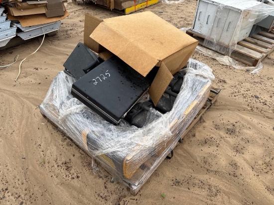 PALLET OF VACUUM PUMPS, HEATING COMPUTER EQUIP.