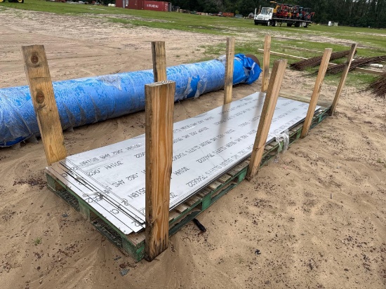 STACK OF 10' X 3' SHEET METAL