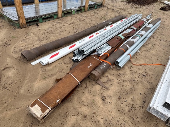 MISC CONDUIT PIPE, CELING TILE GRIDS, ETC