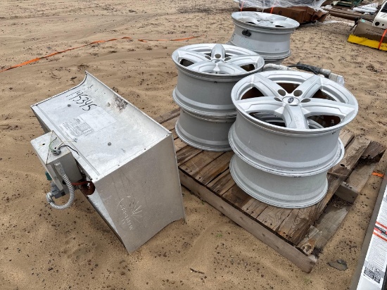 (7) FORD 5 LUG WHEELS