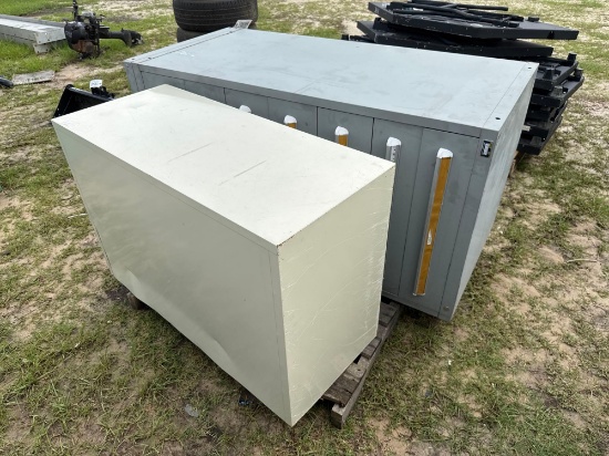 (2) METAL TOOLBOXES