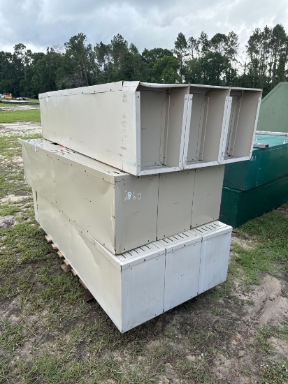 (3) METAL LOCKERS W/ 6 LOCKERS EACH