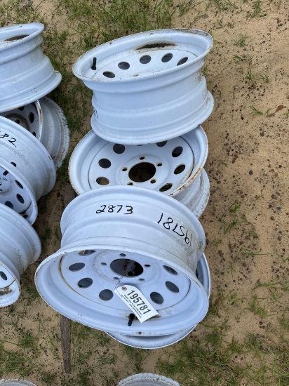 SET OF (4) - 5 LUG TRAILER WHEELS