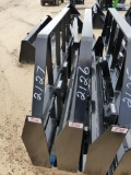 UNUSED KIVEL SKID STEER QUICK ATTACH PALLET FORKS