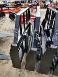 UNUSED KIVEL SKID STEER PALLET FORKS